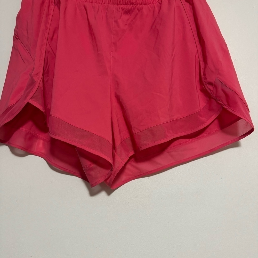Athleta Mesh Racer Run Shorts 4” in Pink - Size 1X - Picture 7 of 10